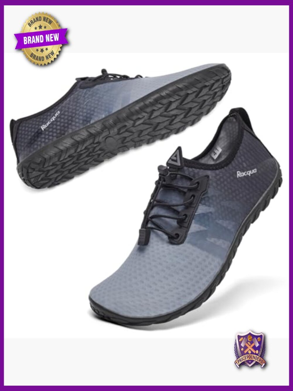 Quick Dry Water Shoes for Women Men Athletic Swim Barefoot Aqua Shoes - Picture 3 of 7